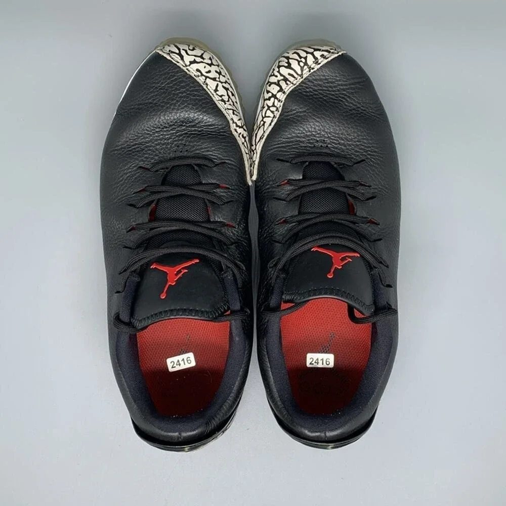 Jordan‎ ADG Black Cement Golf Shoes AR7995-001 Men's Sz 9.5